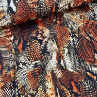 Likutis - megztas džersis - oranžinė gyvatė